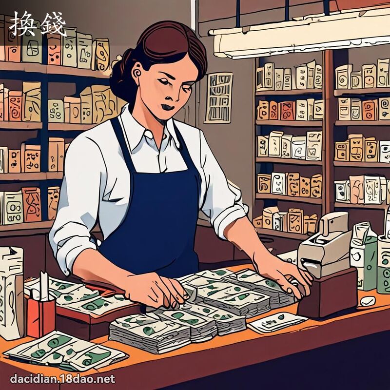 換錢 - 國語大辭典配圖