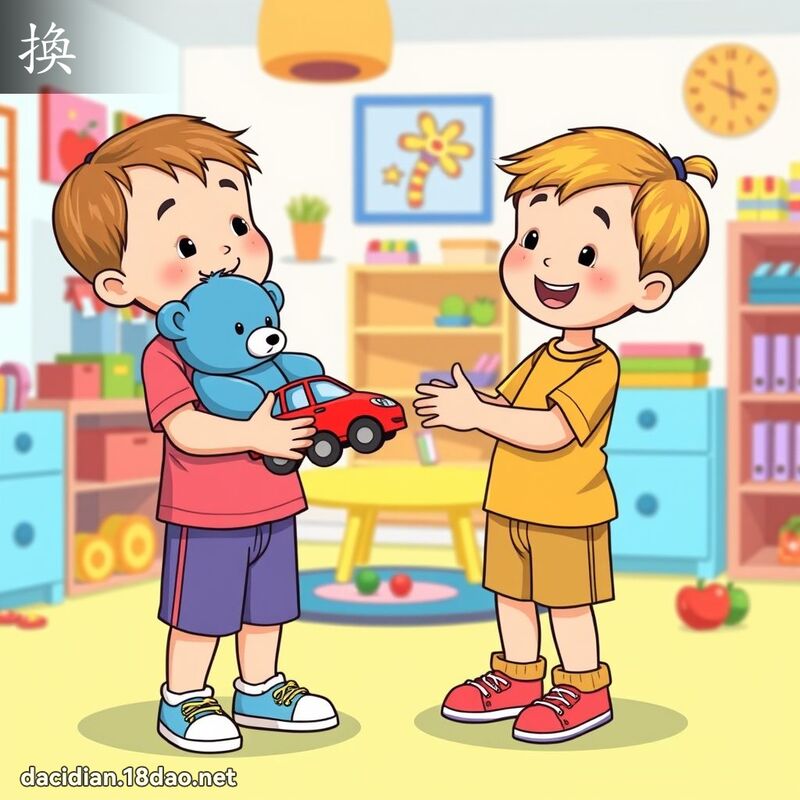 換 - 國語大辭典配圖