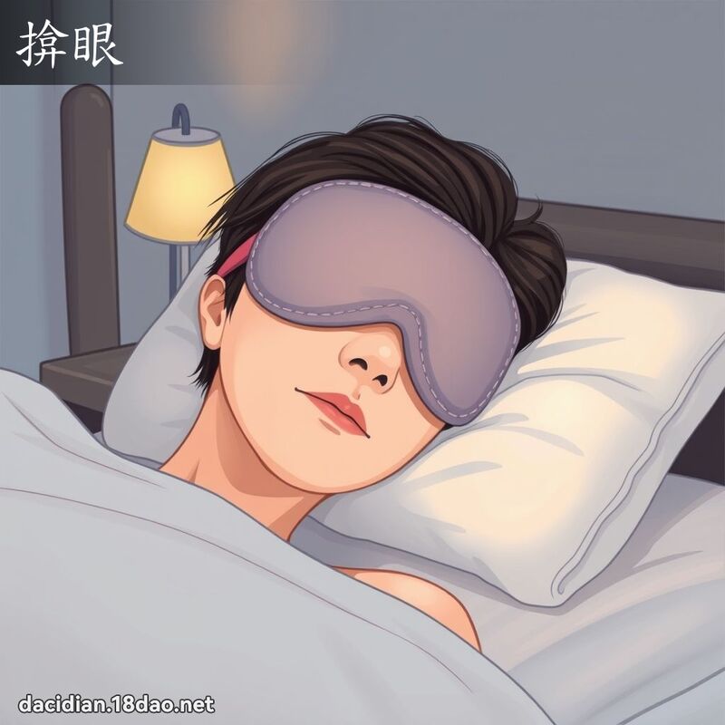 揜眼 - 國語大辭典配圖