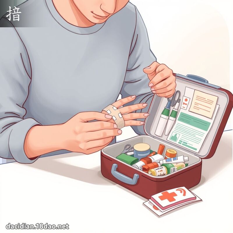 揞 - 国语大辞典配图