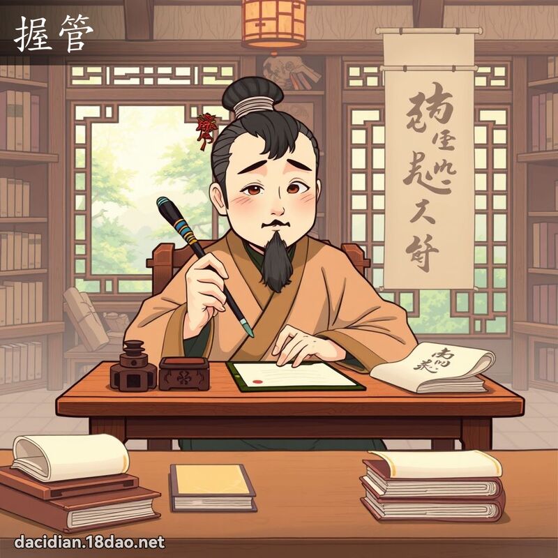 握管 - 國語大辭典配圖