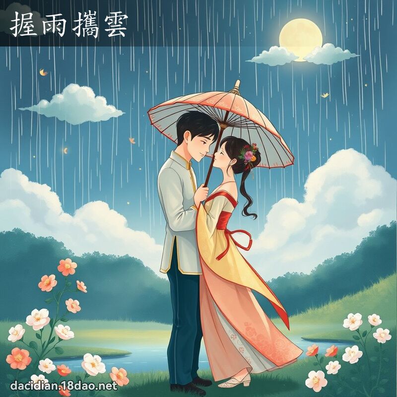 握雨攜雲 - 國語大辭典配圖