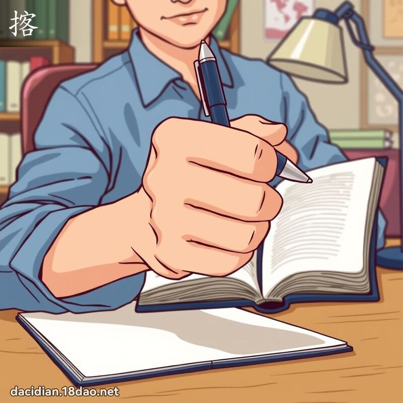 揢 - 國語大辭典配圖