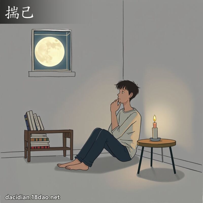 揣己 - 国语大辞典配图