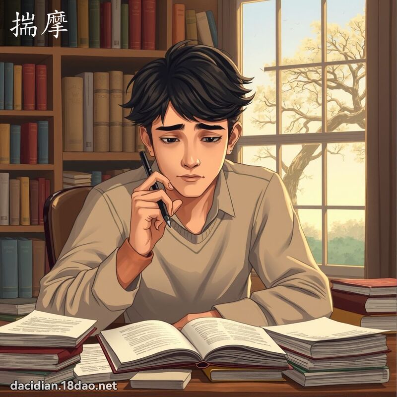 揣摩 - 國語大辭典配圖