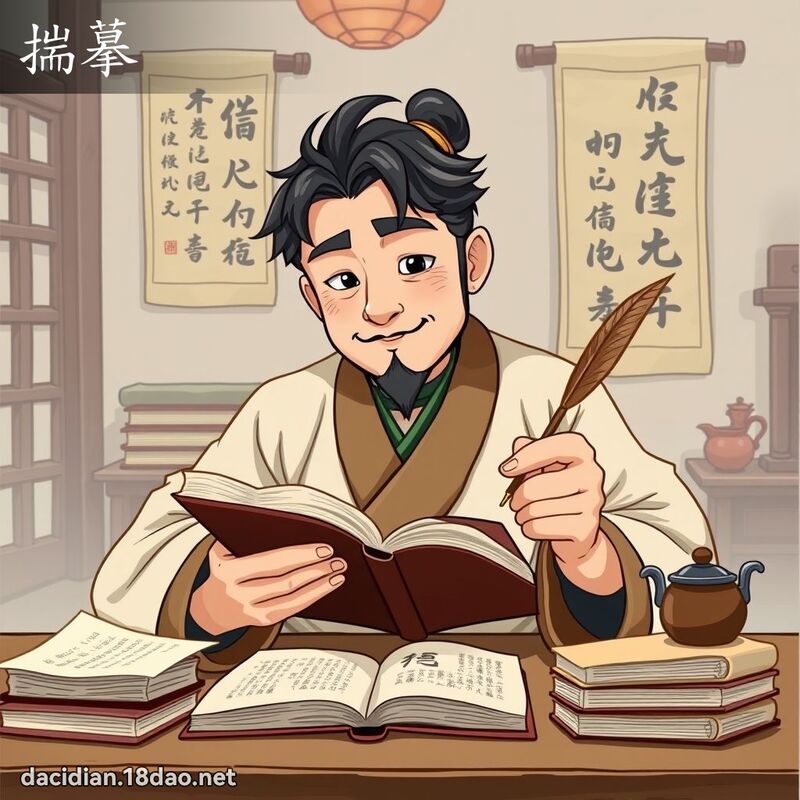揣摹 - 國語大辭典配圖