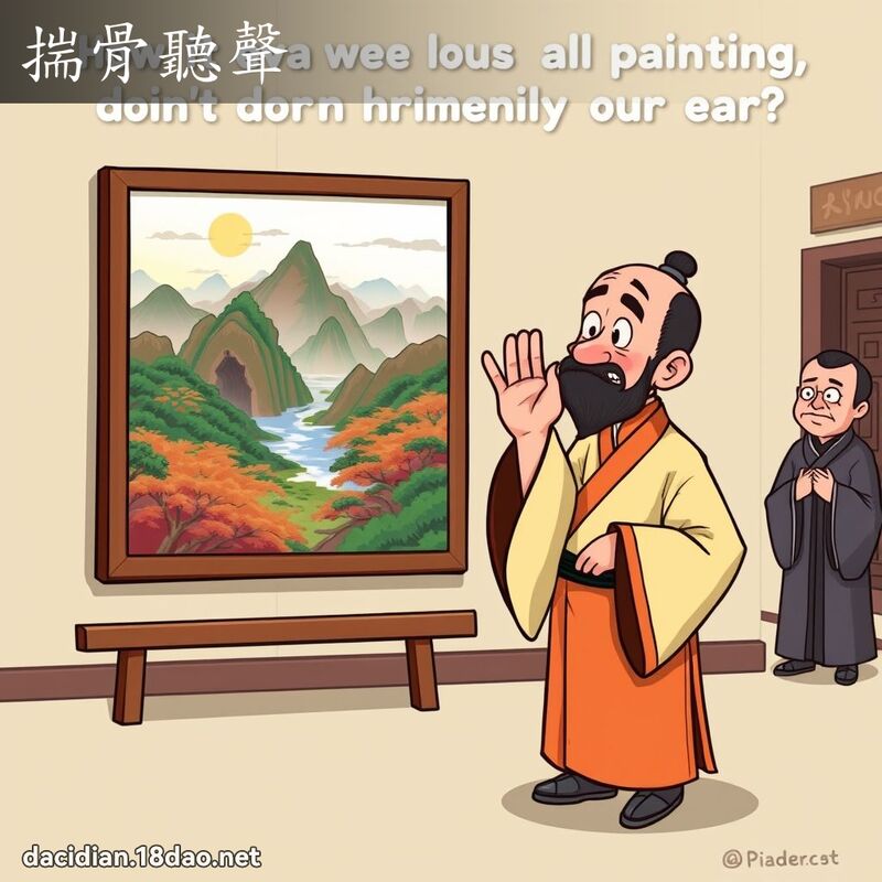 揣骨听声 - 国语大辞典配图