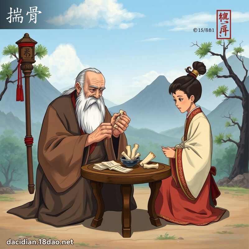揣骨 - 國語大辭典配圖