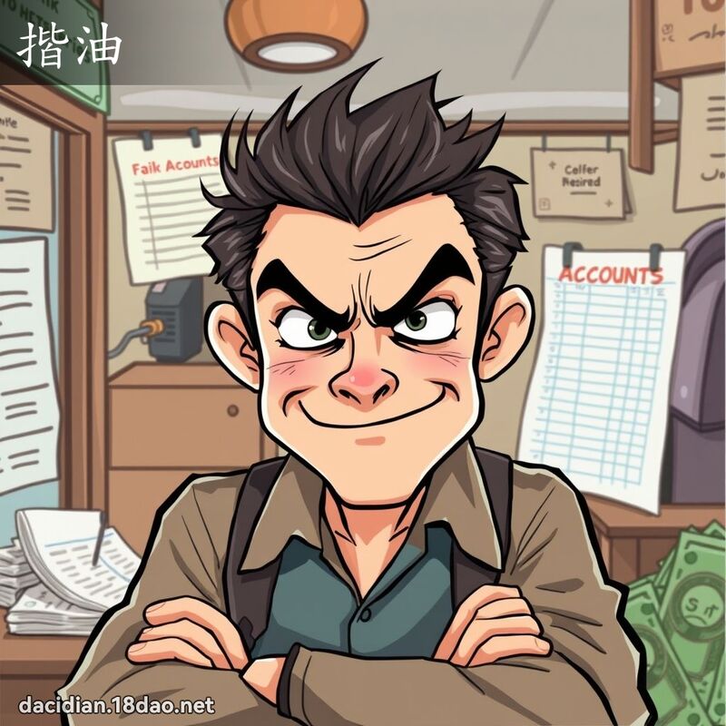 揩油 - 国语大辞典配图