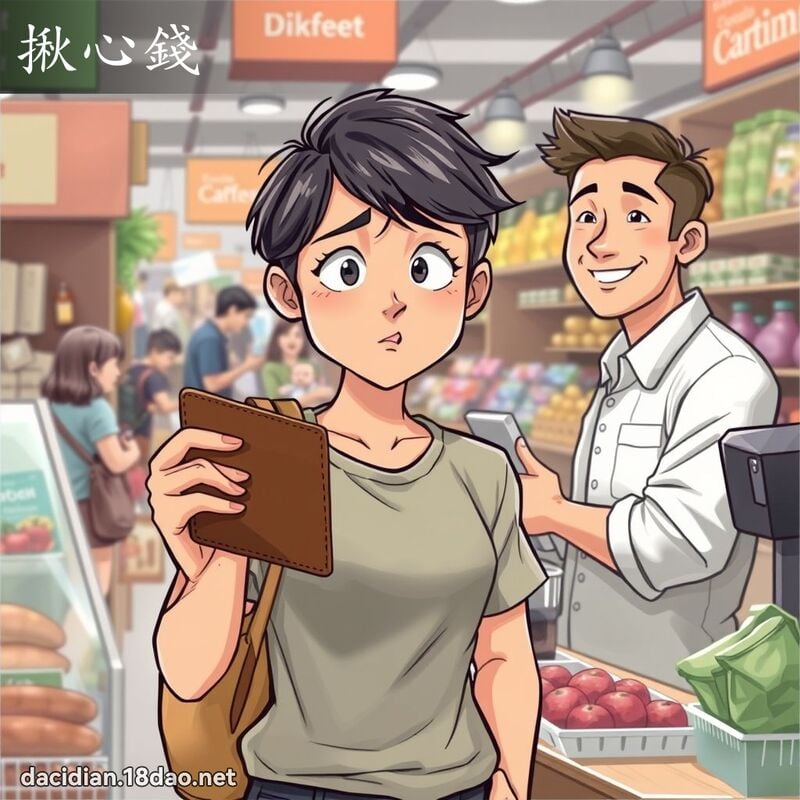 揪心錢 - 國語大辭典配圖