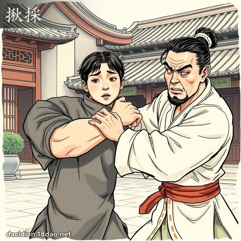 揪採 - 國語大辭典配圖