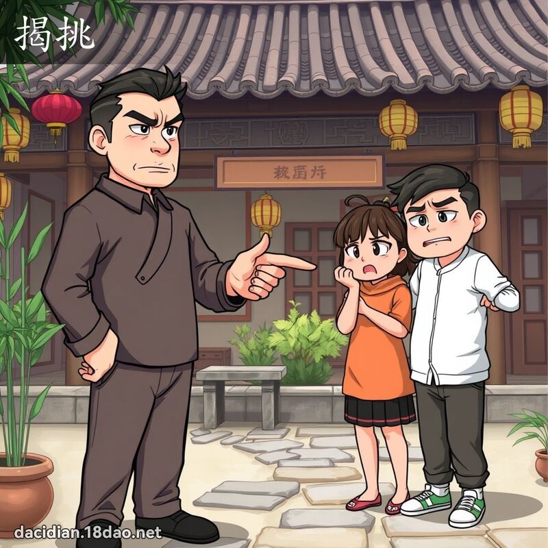 揭挑 - 国语大辞典配图