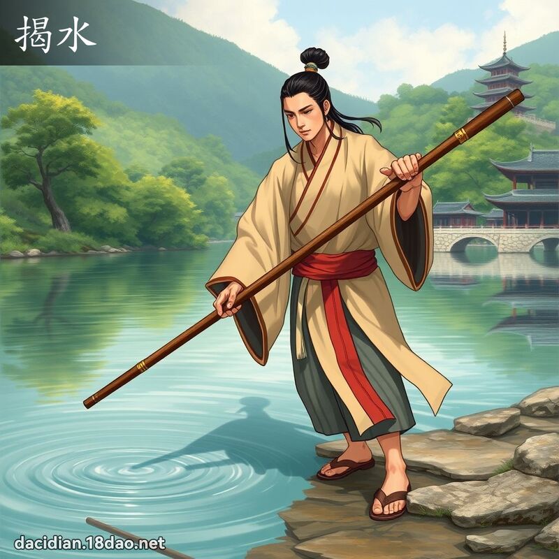 揭水 - 國語大辭典配圖