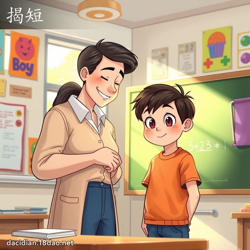 揭短 - 国语大辞典配图