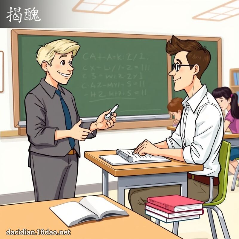 揭醜 - 國語大辭典配圖