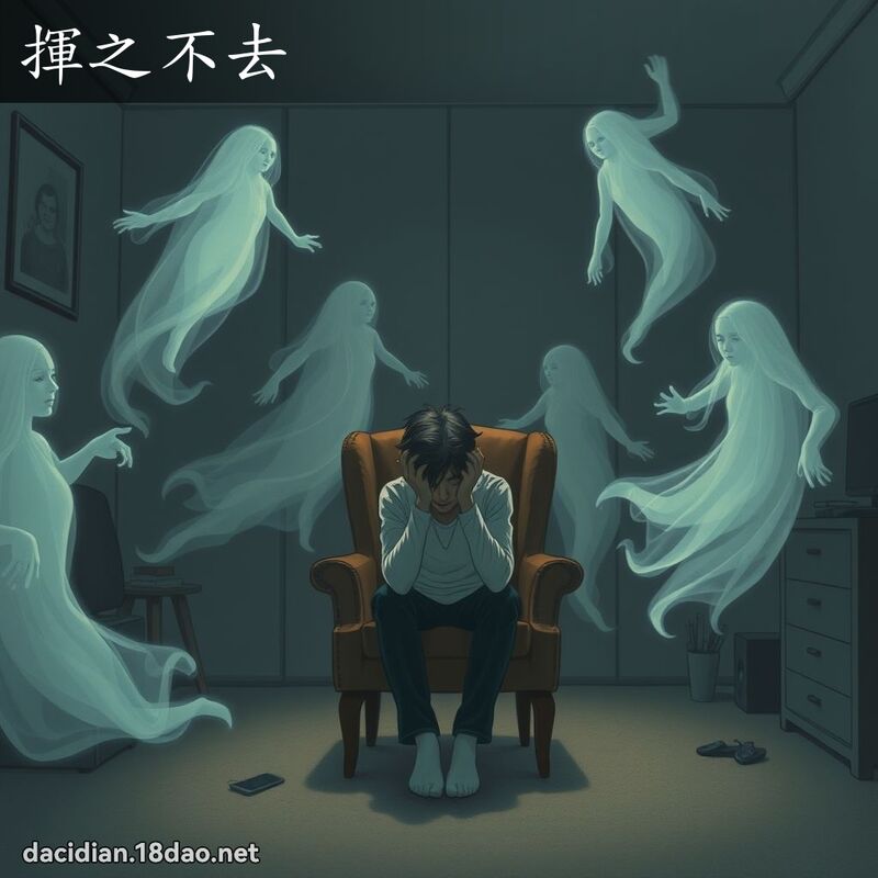 揮之不去 - 國語大辭典配圖