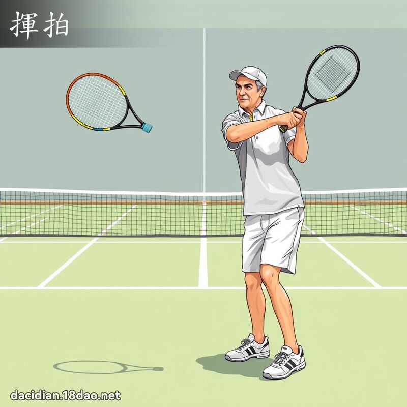 揮拍 - 國語大辭典配圖
