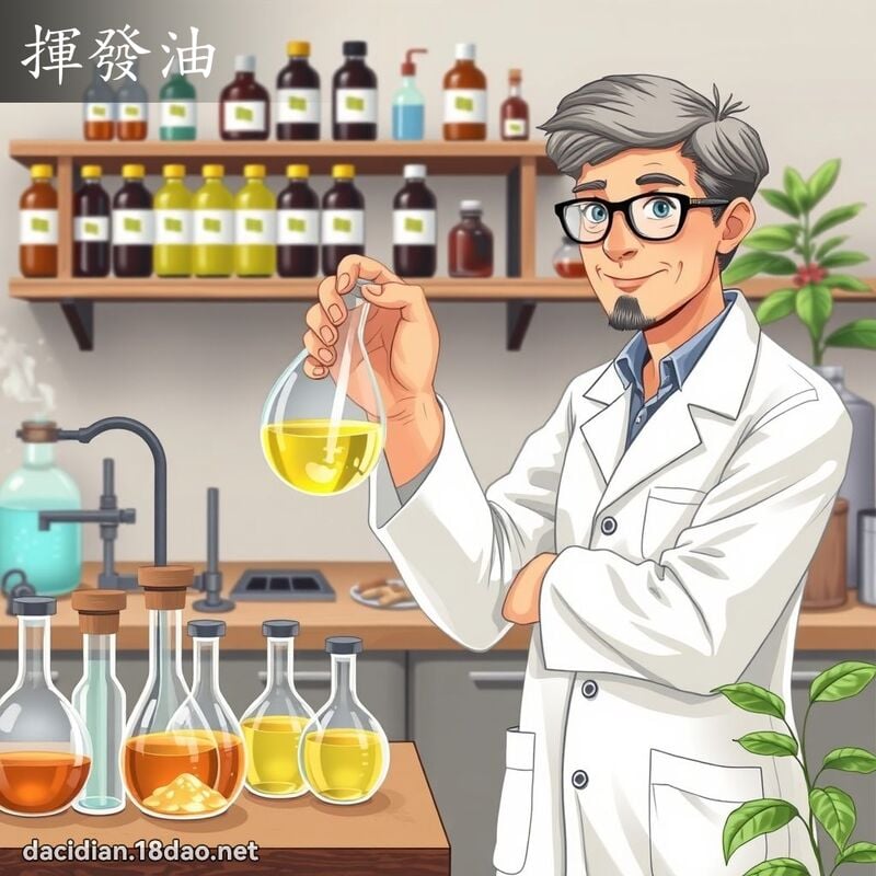 挥发油 - 国语大辞典配图