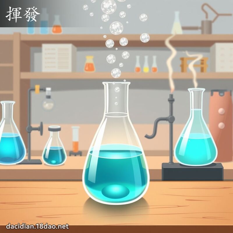揮發 - 國語大辭典配圖