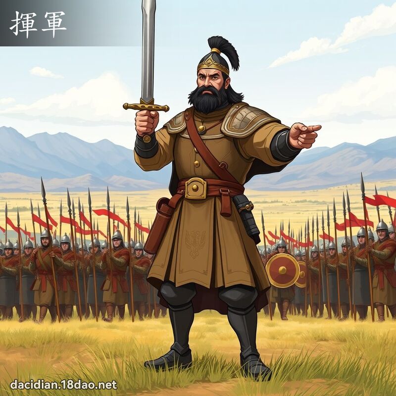 挥军 - 国语大辞典配图