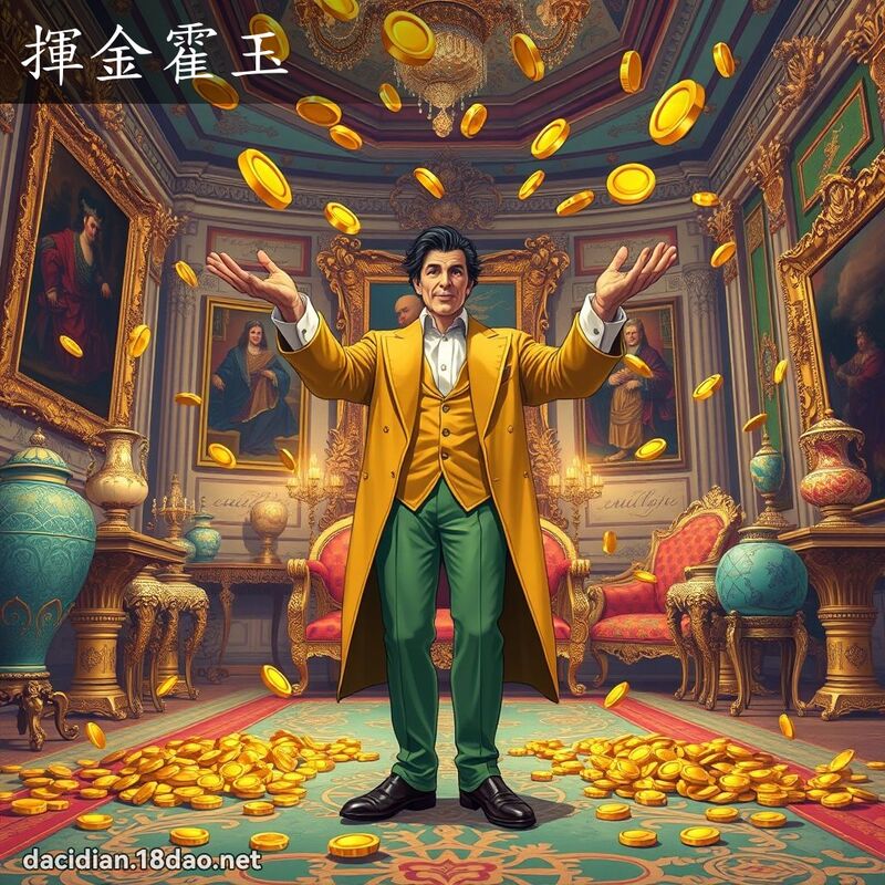 挥金霍玉 - 国语大辞典配图