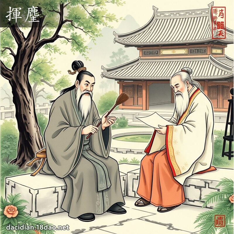 挥麈 - 国语大辞典配图