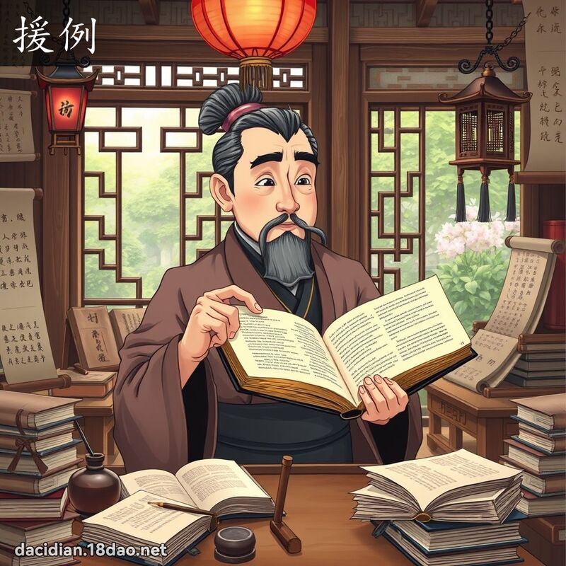 援例 - 國語大辭典配圖