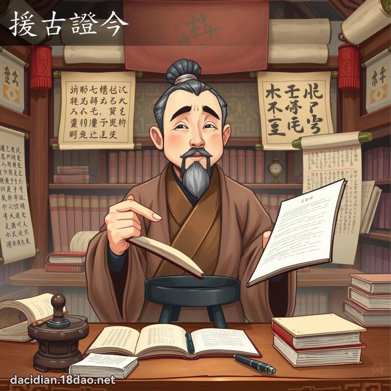 援古證今 - 國語大辭典配圖