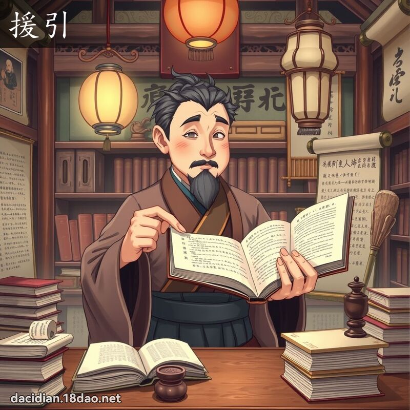 援引 - 国语大辞典配图