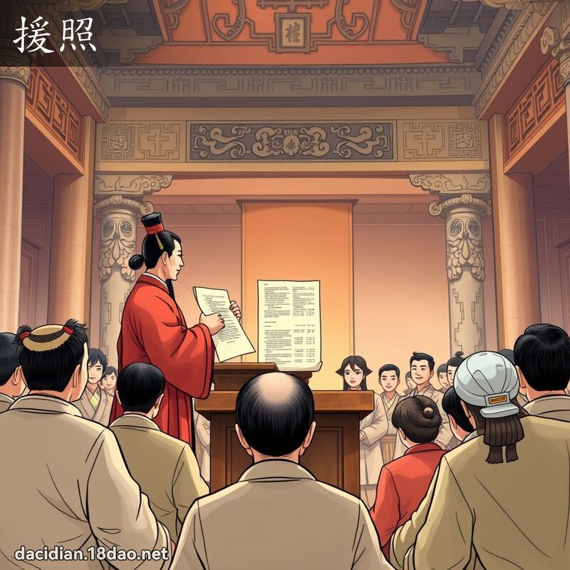 援照 - 国语大辞典配图