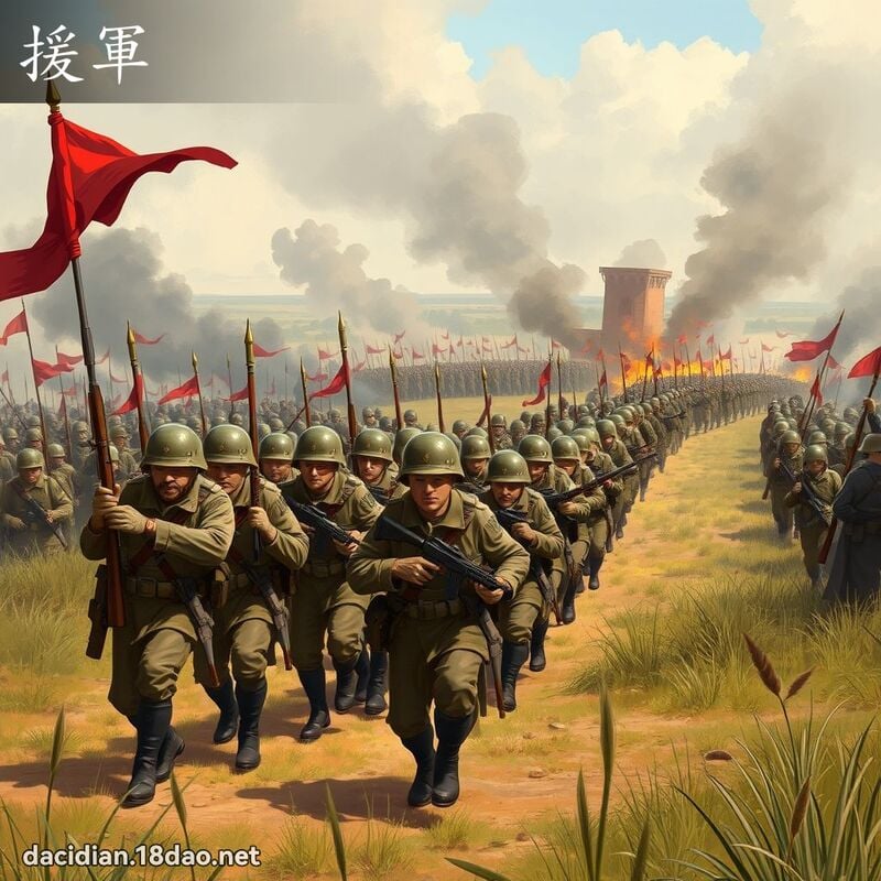 援军 - 国语大辞典配图