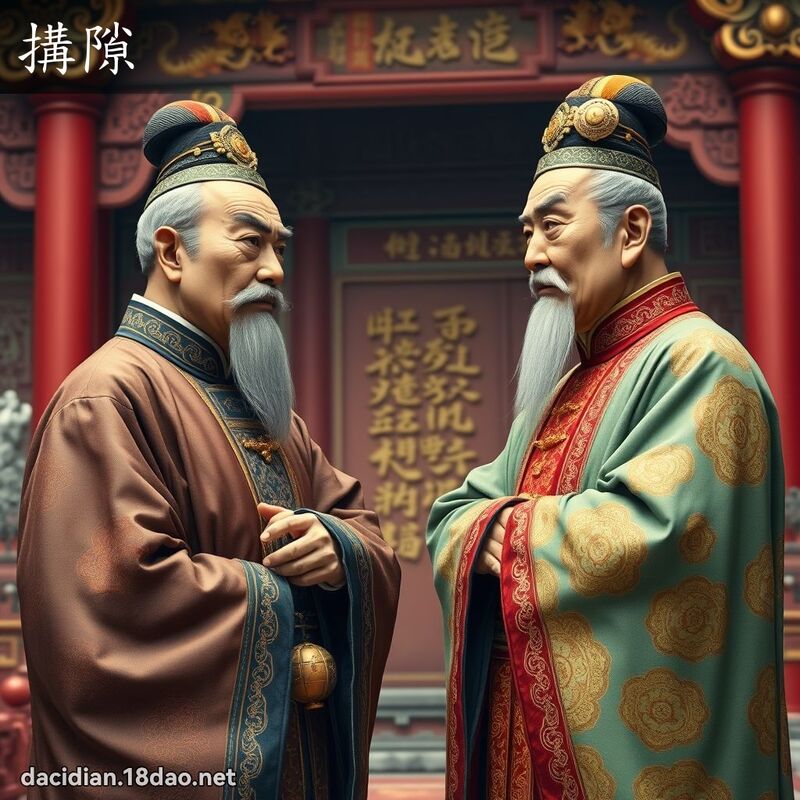搆隙 - 国语大辞典配图