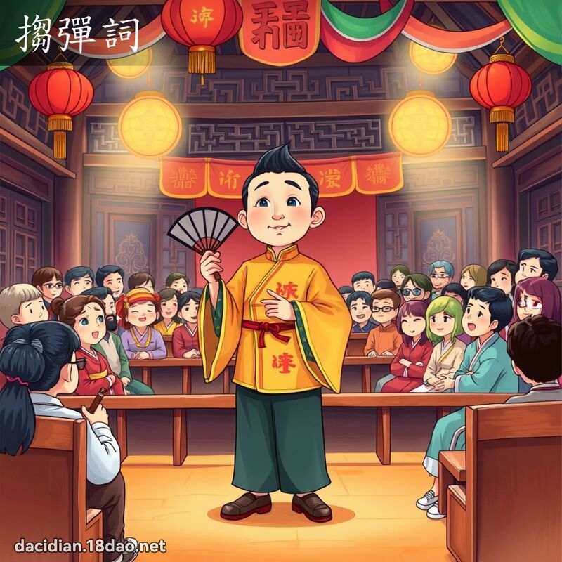 搊彈詞 - 國語大辭典配圖
