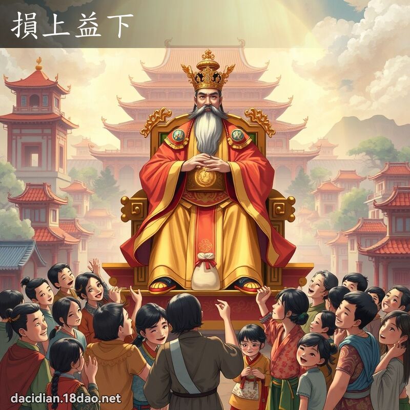 损上益下 - 国语大辞典配图