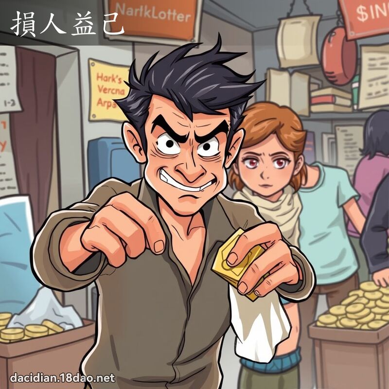 損人益己 - 國語大辭典配圖