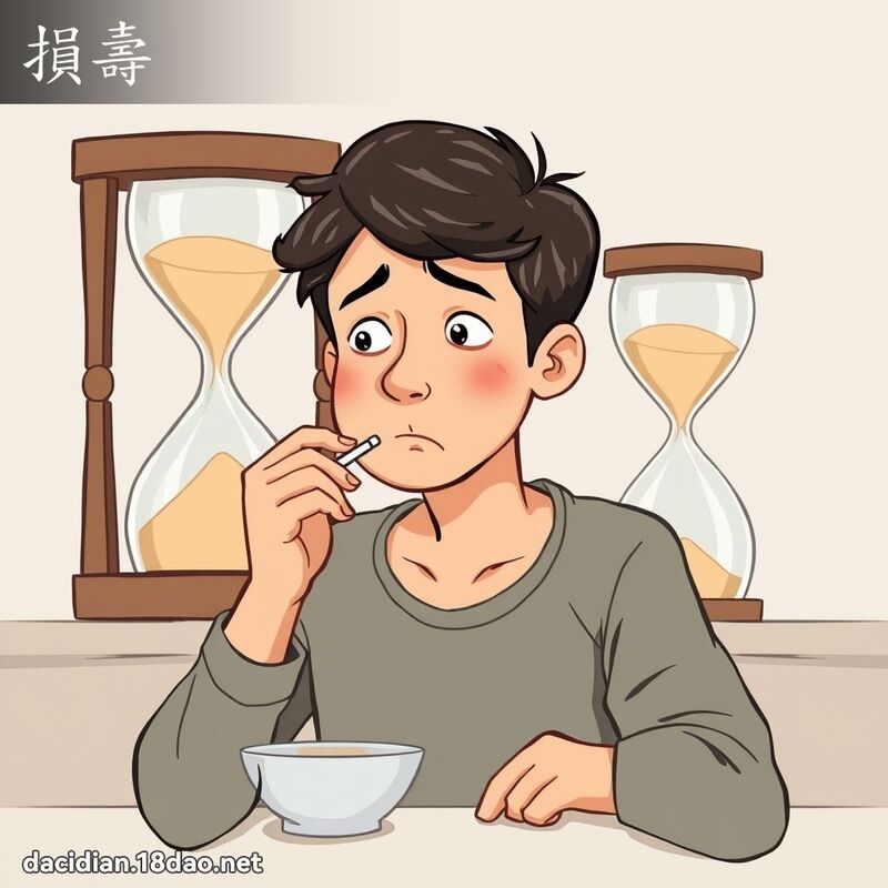 损寿 - 国语大辞典配图