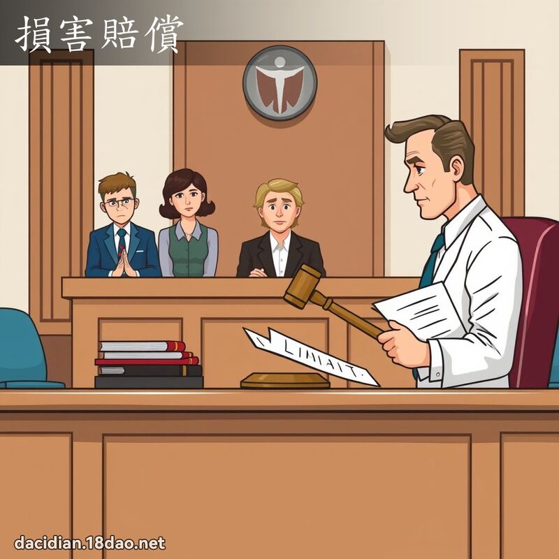 損害賠償 - 國語大辭典配圖