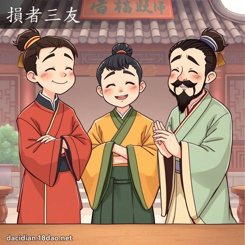 损者三友 - 国语大辞典配图