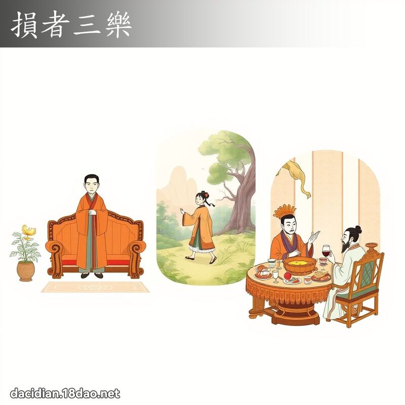 損者三樂 - 國語大辭典配圖