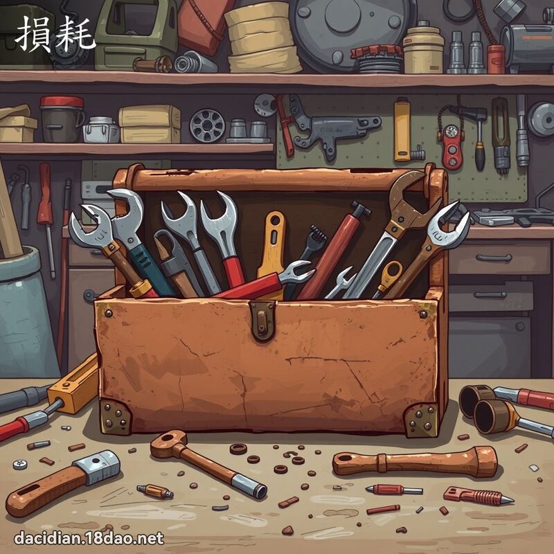 损耗 - 国语大辞典配图