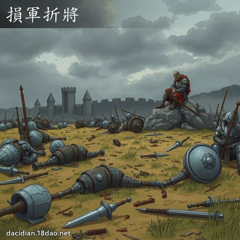 損軍折將 - 國語大辭典配圖