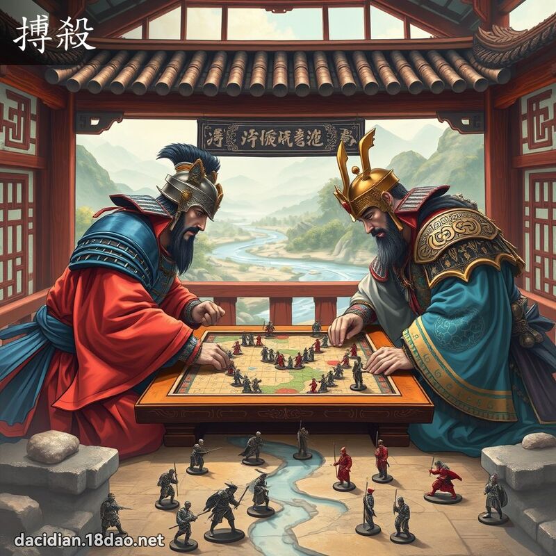 搏杀 - 国语大辞典配图
