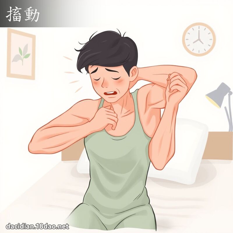 搐动 - 国语大辞典配图
