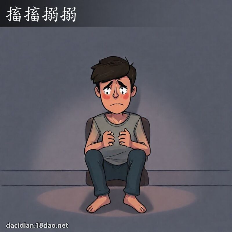 搐搐搦搦 - 國語大辭典配圖