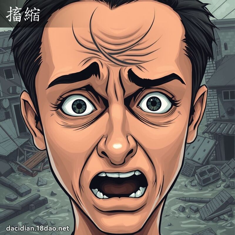 搐缩 - 国语大辞典配图