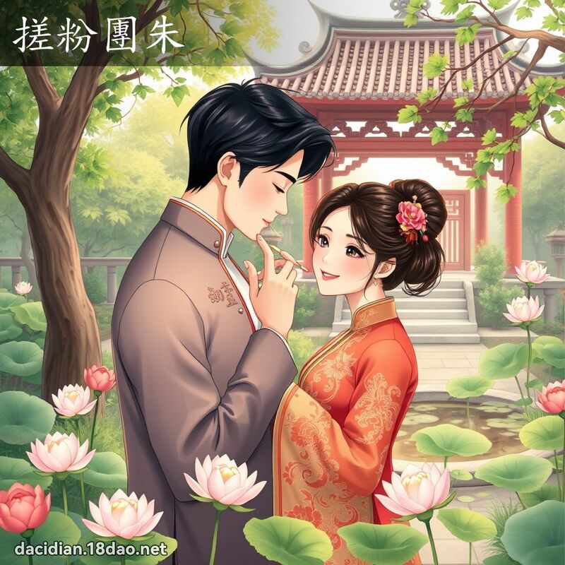 搓粉团朱 - 国语大辞典配图