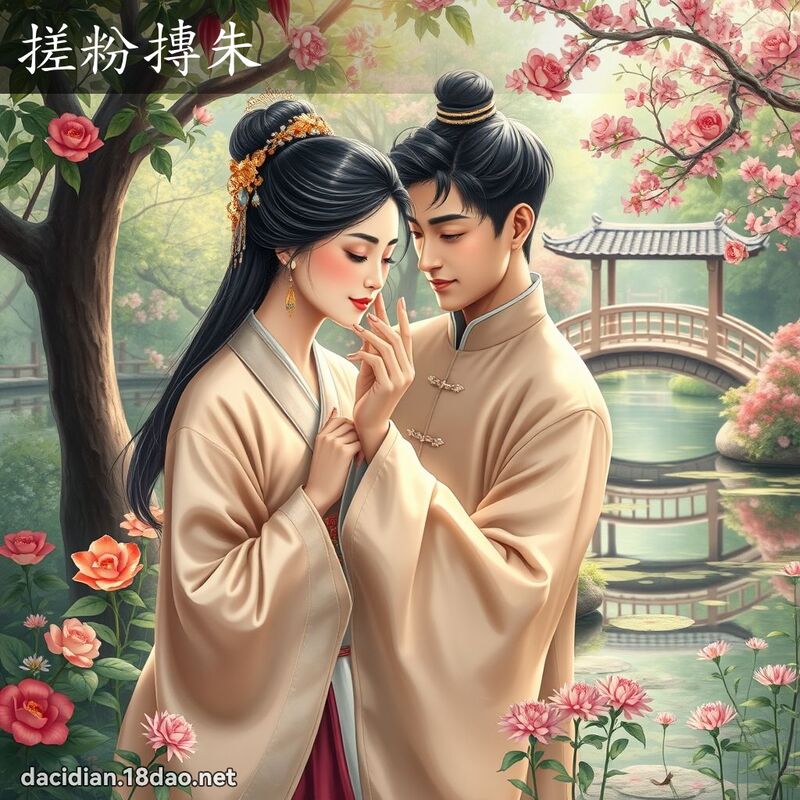 搓粉摶朱 - 國語大辭典配圖