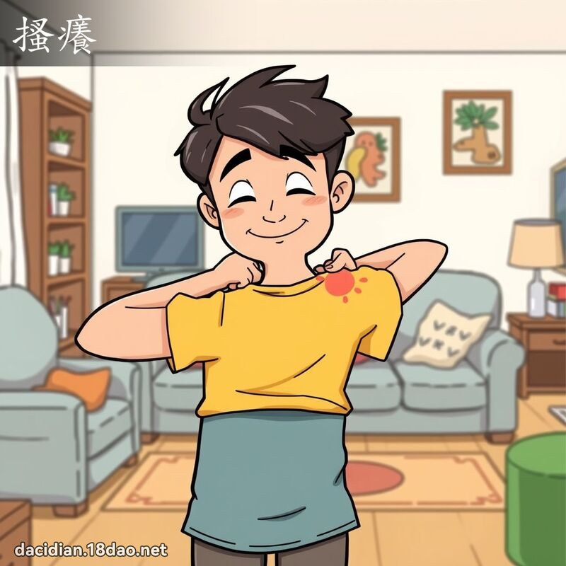 搔痒 - 国语大辞典配图