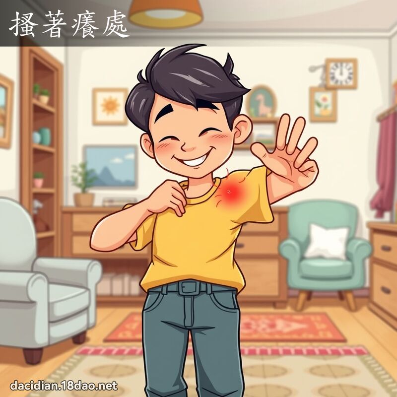 搔著癢處 - 國語大辭典配圖