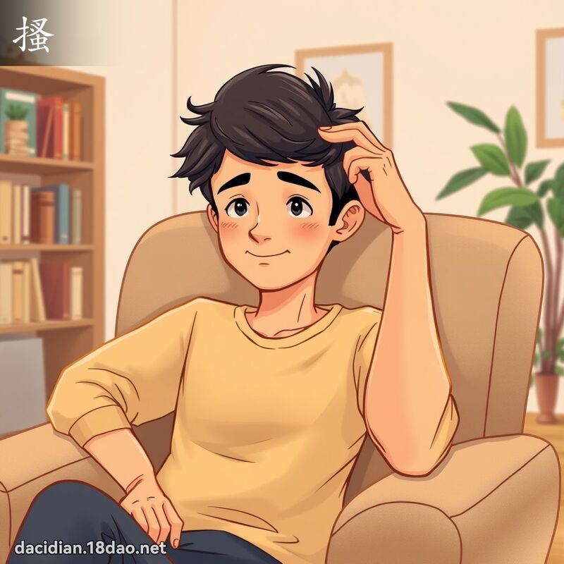 搔 - 國語大辭典配圖